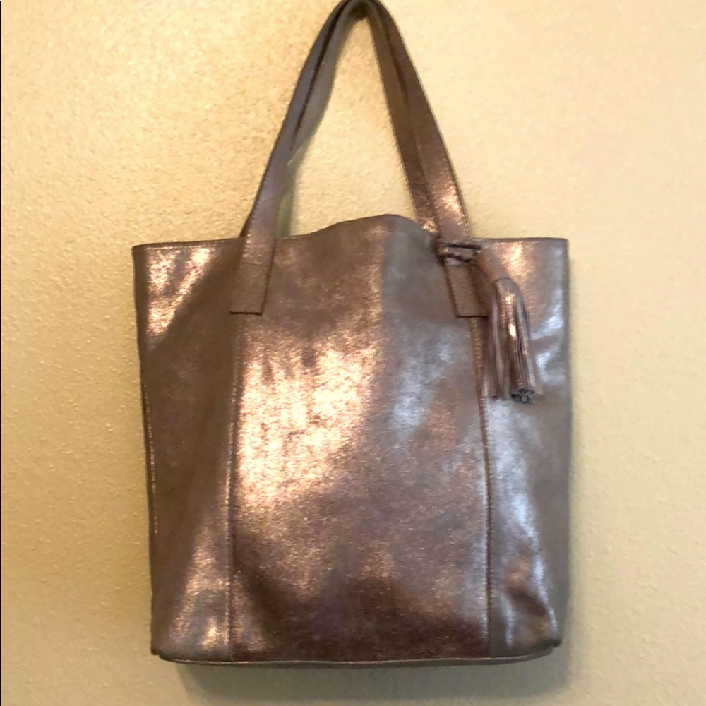 Gold Soft Leather Bag